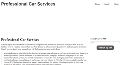 Desktop Screenshot of procarservices.com